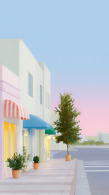 JPG 주간 나무 공원 도로 하늘색 일러스트 하늘 조명 거리 간판 사람 풍경 건물 상점 전시 도시 야간 저녁 방문 국내일러스트 AI일러스트 AI콘텐츠 자연요소 식물 건축물 공공시설 길 교통시설 파란색 파일형식