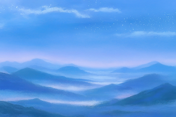 JPG 물결 컬러 겨울 일러스트 자연 하늘 산 풍경 일출 고요 새벽 흐름 안개 대기 땅 조화 깊이 시야 평야 산맥 국내일러스트 AI일러스트 AI콘텐츠 자연요소 계절 컨셉 날씨 노을 생태계 파일형식