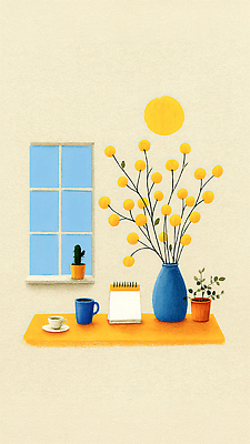 JPG 꽃 화분 커피 백그라운드 일러스트 창문 주택 실내 일상 장식 사무실 햇빛 꽃병 편안함 창가 책상 스케치북 색감 오후 창의력 국내일러스트 식물 음료 가구 비즈니스 학용품 내부 건물 라이프 태양 감각 파일형식
