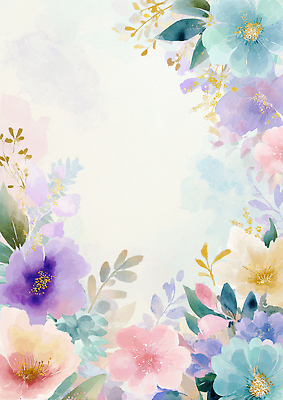 JPG 식물 디자인 계절 꽃 예술 컬러 백그라운드 패턴 일러스트 자연 수채화 장식 장미 정원 봄 그림 원예 화사함 조화 뷰티풀 창의성 국내일러스트 AI일러스트 AI콘텐츠 컨셉 무늬 취미 생태계 파일형식