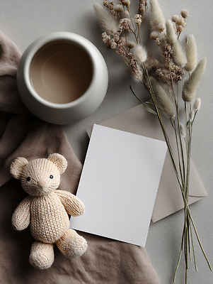 JPG 편집이미지 종이 인형 자연 탁자 조명 따뜻함 장식 장난감 꽃병 곰인형 카드 메시지 편안함 배열 소재 부드러움 패브릭 목업 편집실사 AI포토 AI콘텐츠 꽃 가구 직물 감각 CG 생태계 파일형식