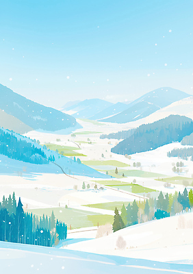 JPG 나무 여유 겨울 일러스트 자연 하늘 바람 산 풍경 초원 일상 물 강 평화 숲 땅 평야 국내일러스트 AI일러스트 AI콘텐츠 자연요소 식물 계절 감정 컨셉 날씨 라이프 생태계 파일형식