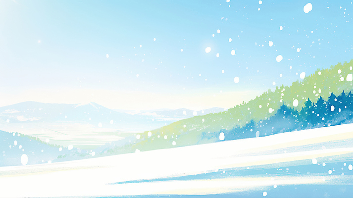 JPG 나무 일러스트 자연 하늘 날씨 산 거리 풍경 파란색 평화 산책 등산 추위 눈송이 숲 평야 국내일러스트 AI일러스트 AI콘텐츠 식물 컬러 컨셉 휴식 눈_날씨 트래킹 생태계 파일형식