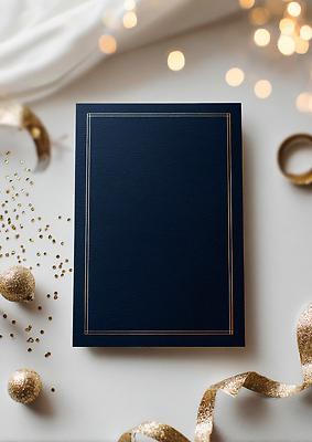 JPG 편집이미지 손글씨 크리스마스 탁자 문구용품 조명 이벤트 장식 파란색 파티 공책 금색 빈티지 메시지 남색 구슬 꾸미기 이미지편집 AI컴퓨터그래픽 AI콘텐츠 기념일 컬러 가구 컨셉 오브젝트 파일형식