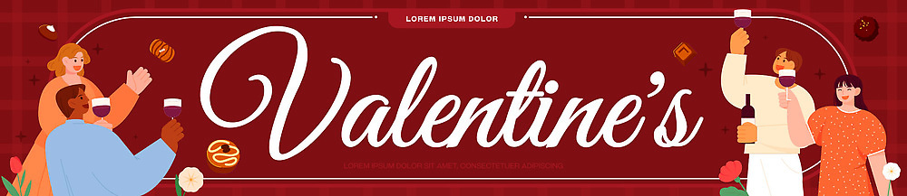 템플릿 커플 배너템플릿 기념일 음료 컬러 발렌타인데이 대화 사랑 웃음 여러명 친구 파티 모임 현수막 축하 즐거움 소셜 AI파일 배너 감정 다수 컨셉 관계 데이이벤트 표정 말하기 사람 이벤트 파일형식 벡터