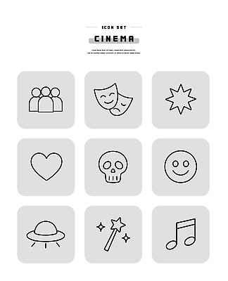 디자인 감정 음악 일러스트 해골 웃음 사람 하트 심볼 영화 UFO 스타 마법지팡이 뮤지컬 국내일러스트 AI파일 모양 문화예술 뼈 표정 미확인물체 파일형식 벡터