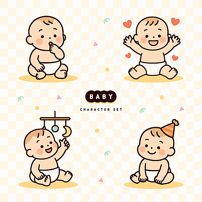 캐릭터 디자인 행복 컬러 일러스트 손가락 모션 놀이 사랑 웃음 장난감 파티 기쁨 표현 아기 생일 오후 일러캐릭터 AI파일 손 기념일 감정 표정 사람 이벤트 파일형식 벡터