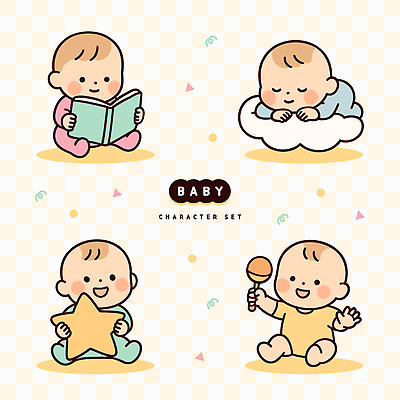 캐릭터 별 어린이 컬러 포즈 쿠션 일러스트 장난 가족 모션 웃음 책 친구 장난감 기쁨 아기 즐거움 놀기 일러캐릭터 AI파일 자연요소 감정 관계 표정 사람 파일형식 벡터