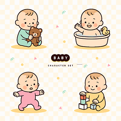 모양 동물 어린이 컬러 일러스트 모션 놀이 욕조 웃음 앉기 장난감 목욕 블록 곰인형 육아 아기 스킨십 즐거움 아이방 일러캐릭터 AI파일 캐릭터 감정 인형 표정 사람 청결 방 파일형식 벡터