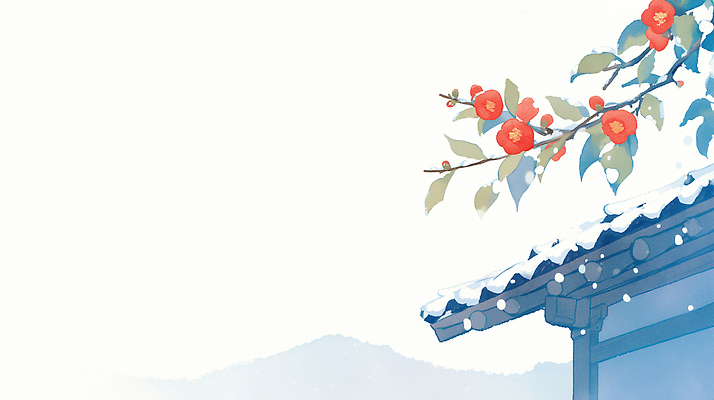 JPG 나무 식물 계절 꽃 감정 줄기 컬러 잎 겨울 일러스트 자연 하늘 지붕 산 한옥 주택 풍경 햇빛 기와지붕 동백 조화 뷰티풀 겨울풍경 국내일러스트 AI일러스트 AI콘텐츠 한국전통 고건축 기와 건물 태양 생태계 파일형식