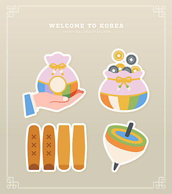 명절 아시아 돈 문화예술 전통소품 취미 신체부위 놀이용품 동전 윷놀이 오브젝트 파일형식 벡터 엽전 윷 복주머니 전통 한국 스티커 장식 주머니 팽이 컬러 손 설날 문화 디자인 식사 기념품 미술 공예 색감 모양 일러스트 국내일러스트 AI파일