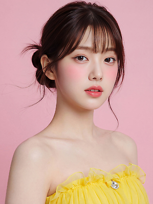 JPG 편집이미지 긴머리 옷 여자 분홍색 포즈 백그라운드 미소 앞모습 청춘 화장 뷰티 노란색 촬영 봄 의료성형뷰티 편집실사 AI인물포토 AI콘텐츠 헤어스타일 계절 뷰포인트 컬러 컨셉 표정 사람 CG 파일형식 AI포토