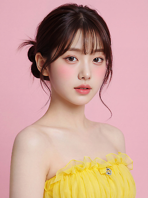 JPG 편집이미지 헤어스타일 여자 패션 포즈 짧은머리 표정 청춘 화장 뷰티 카메라 의료성형뷰티 스타일 분홍색배경 편집실사 AI인물포토 AI콘텐츠 분홍색 백그라운드 컨셉 사람 전자제품 CG 파일형식 AI포토