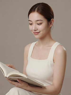 JPG 편집이미지 문자 손 여자 모션 책 독서 마음 집중 내용 자기관리 의료성형뷰티 편집실사 AI인물포토 AI콘텐츠 컨셉 사람 신체부위 CG 파일형식 AI포토