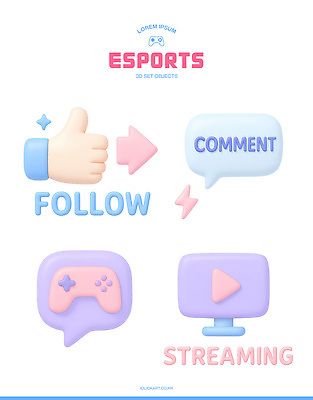 PSD 편집이미지 기호 디자인 그래픽 3D 게임 댓글 소통 콘텐츠 플레이어 좋음 스트리밍 e스포츠 편집3D 문자 스포츠 컨셉 놀이 디지털합성 방송 파일형식