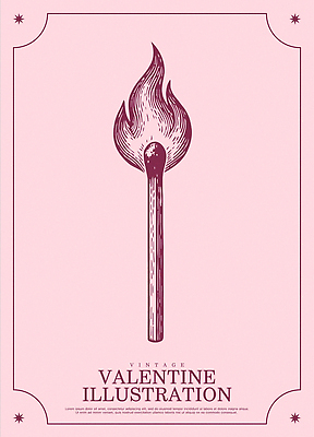 디자인 기념일 음식 분홍색 일러스트 도안 불꽃 발렌타인데이 선물 장식 설날 빈티지 성냥 오브젝트 그림 타자기 국내일러스트 AI파일 명절 컬러 컨셉 데이이벤트 불 이벤트 골동품 파일형식 벡터