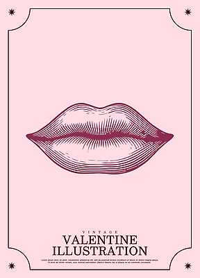 디자인 예술 분홍색 백그라운드 일러스트 기념 발렌타인데이 사랑 장식 로맨틱 표현 빈티지 데이 그림 장면 스타일 국내일러스트 AI파일 기념일 감정 컬러 컨셉 데이이벤트 파일형식 벡터