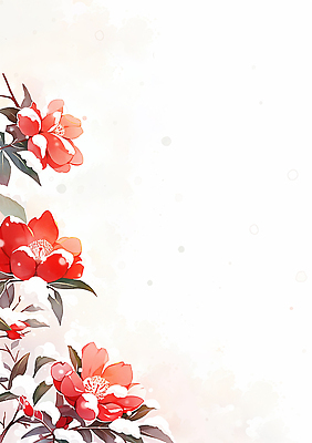 JPG 나무 식물 디자인 꽃잎 예술 컬러 백그라운드 일러스트 자연 나뭇잎 미술 장식 봄 표현 배열 화사함 동백 꽃프레임 뷰티풀 국내일러스트 AI일러스트 AI콘텐츠 계절 꽃 컨셉 잎 문화예술 프레임 생태계 파일형식