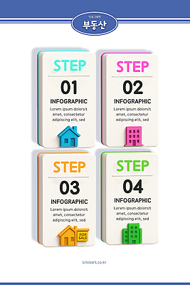 PSD 편집이미지 디자인 교육 부동산 주택 설명 숫자 판매 자료 인포그래픽 정보 그림 과정 단계 이미지편집 문자 컨셉 모션 건물 재산 파일형식