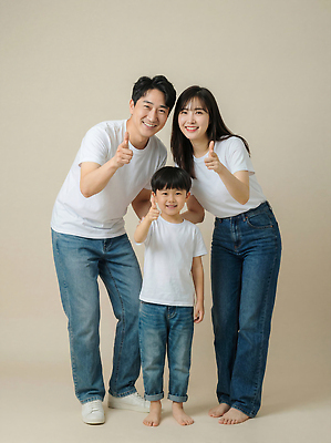 JPG 편집이미지 행복 아들 어린이 포즈 백그라운드 손가락 가족 엄마 함께함 사랑 웃음 빛 아빠 가족사진 단순화된 의료성형뷰티 편집실사 AI인물포토 AI콘텐츠 손 감정 컨셉 관계 표정 사람 CG 파일형식 단체사진 AI포토