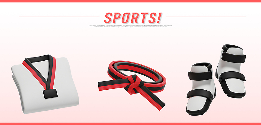 PSD 편집이미지 스포츠 신발 장신구 협력 앞모습 운동복 세트 운동 장비 벨트 배열 메달 연습 오브젝트 태권도 태권도복 대회 편집3D 잡화 옷 뷰포인트 건강 도복 3D 격투기 상_상패 파일형식