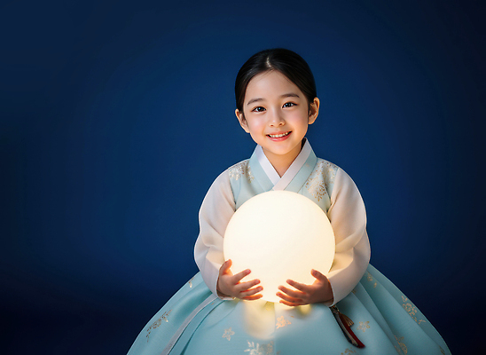 JPG 편집이미지 옷 행복 문화 어린이 백그라운드 공 한국 미소 파란색 빛 태양 사진촬영 전통의상 한복 오브젝트 의료성형뷰티 편집실사 AI인물포토 AI콘텐츠 자연요소 한국전통 전통 감정 아시아 컬러 표정 사람 촬영 CG 파일형식 AI포토