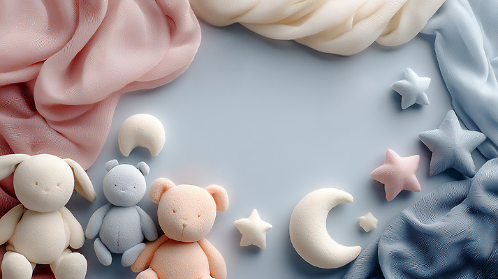 JPG 동물 편집이미지 별 인형 분홍색 컬러 재료 프레임 파란색 모형 방 아기용품 달 아기 부드러움 꾸미기 편집실사 AI포토 AI콘텐츠 자연요소 사람 감각 CG 오브젝트 파일형식