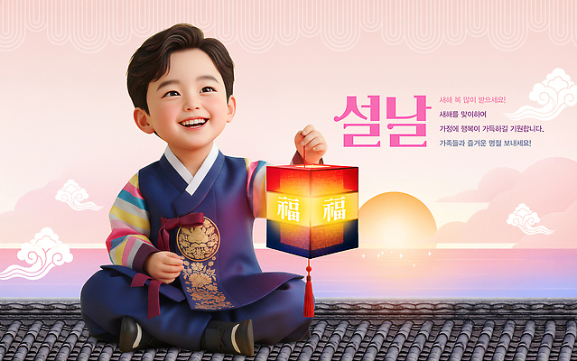 PSD 편집이미지 전통 명절 문화 어린이 가족 조명 한국 웃음 설날 축제 기쁨 등불 축하 한복 청사초롱 의료성형뷰티 이미지편집 한국전통 기념일 감정 아시아 컨셉 관계 표정 사람 전통의상 초롱 파일형식