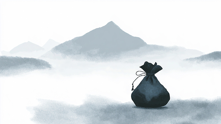 JPG 모양 실루엣 예술 백그라운드 일러스트 자연 하늘 새해 산 풍경 고요 공간 안개 표현 역사 신비 위치 조화 단순화된 대칭 국내일러스트 AI일러스트 AI콘텐츠 컨셉 날씨 촬영기법 생태계 파일형식