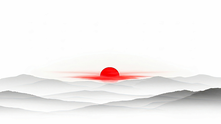 JPG 컬러 일러스트 자연 하늘 새해 산 창조 풍경 빨간색 빛 태양 일몰 대기 저녁 지평선 조화 뷰티풀 순간 수평선 국내일러스트 AI일러스트 AI콘텐츠 자연요소 노을 야간 생태계 파일형식