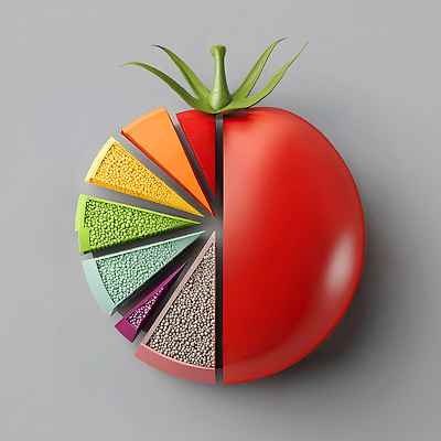 PSD 식물 편집이미지 디자인 예술 음식 상징 컬러 조각 농업 토마토 자연 실험 씨앗 그래픽 화학 격리 편집3D 산업 과학 컨셉 채소 3D 생태계 파일형식