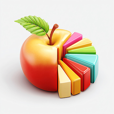 모양 PSD 편집이미지 디자인 컬러 조각 과일 부분 자연 원형 사과 배열 대칭 편집3D 도형 3D 생태계 파일형식