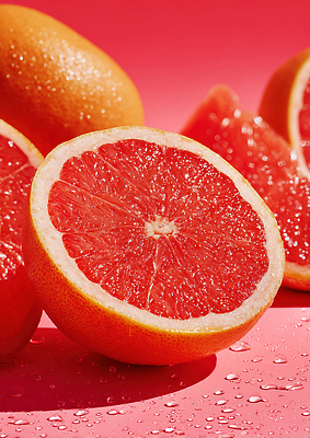 JPG 편집이미지 분홍색 조각 백그라운드 과일 자연 디저트 건강 빨간색 여름 식사 물방울 신선 자몽 비타민 이미지편집 AI컴퓨터그래픽 AI콘텐츠 계절 음식 컬러 생태계 영양소 파일형식