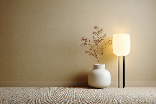 JPG 식물 편집이미지 디자인 화분 벽 조명 바닥 실내 장식 인테리어 카펫 공간 스탠드 밝은색 스타일 편집실사 AI포토 AI콘텐츠 내부 CG 파일형식