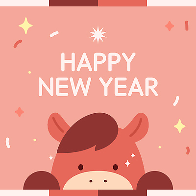 동물 전통 디자인 기념일 감정 별 분홍색 백그라운드 일러스트 새해 장식 축제 축하 인사 메시지 소 계획 연하장 그림 해피뉴이어 국내일러스트 병오년 붉은말 AI파일 자연요소 컬러 컨셉 포유류 카드_감사 이벤트 새해인사 예절 말_동물 파일형식 벡터 2026년