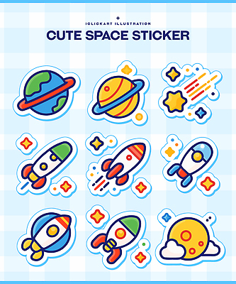 디자인 별 지구 어린이 스티커 일러스트 그래픽 쇼핑 컬러풀 장난감 우주 귀여움 행성 우주선 코스모스 아이템 국내일러스트 AI파일 자연요소 꽃 컬러 컨셉 사람 파일형식 벡터