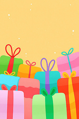 JPG 디자인 기념일 행복 리본 컬러 백그라운드 일러스트 포장 밝음 선물 이벤트 장식 선물상자 장난감 쌓기 축제 생일 즐거움 오브젝트 국내일러스트 AI일러스트 AI콘텐츠 감정 모션 상자 파일형식