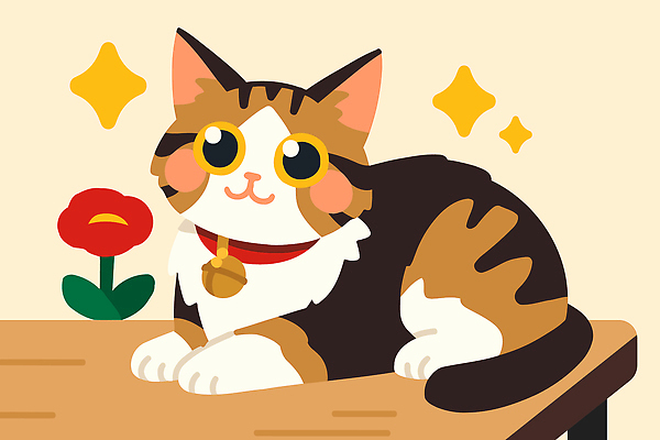 동물 꽃 여유 컬러 일러스트 목걸이 탁자 주택 털 표정 밝음 앉기 장식 반려동물 인테리어 귀여움 고양이 시간 그림 국내일러스트 AI파일 식물 디자인 감정 가구 컨셉 장신구 포유류 모션 건물 파일형식 벡터