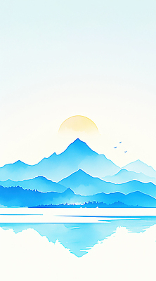 JPG 주간 응시 컬러 여행 일러스트 자연 조류 하늘 산 풍경 물 여름 태양 반사 일출 맑음 정상 숲 멀리 뷰티풀 국내일러스트 AI일러스트 AI콘텐츠 자연요소 동물 시선 계절 날씨 노을 생태계 파일형식