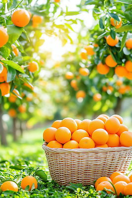 JPG 식물 편집이미지 농업 과일 자연 귤 초록색 햇빛 농장 바구니 정원 수확 농부 과수원 과일나무 감귤나무 감귤밭 편집실사 AI포토 AI콘텐츠 나무 직업 산업 컬러 밭 태양 CG 생태계 파일형식