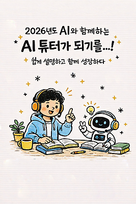 JPG 디자인 교육 어린이 일러스트 미래 협력 함께함 기술 대화 책 학습 공책 성장 로봇 책상 소통 방법 2026년 AI_인공지능 국내일러스트 가구 컨셉 문구용품 말하기 사람 연도 파일형식