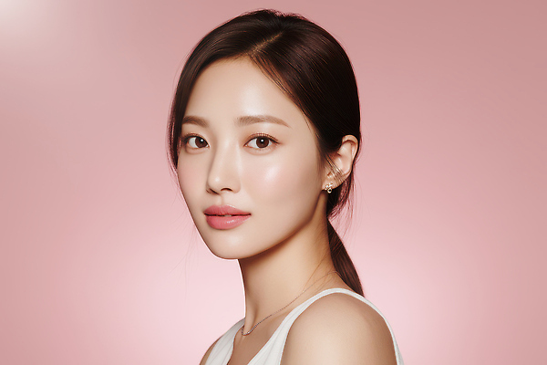 JPG 모델 편집이미지 헤어스타일 여자 패션 얼굴 분홍색 포즈 백그라운드 조명 화장 뷰티 촬영 표현 피부 의료성형뷰티 스타일 편집실사 AI인물포토 AI콘텐츠 컬러 사람 신체부위 CG 파일형식 AI포토