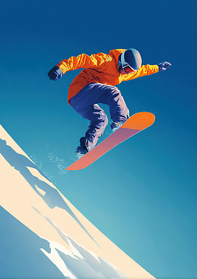 JPG 스포츠 겨울 일러스트 모션 자연 하늘 산 운동선수 운동 점프 얼음 자유 스노우보드 속임수 서핑 파우더 스노우 스릴 액션 국내일러스트 AI일러스트 AI콘텐츠 자연요소 계절 컨셉 건강 수상스포츠 보드_스포츠 생태계 파일형식