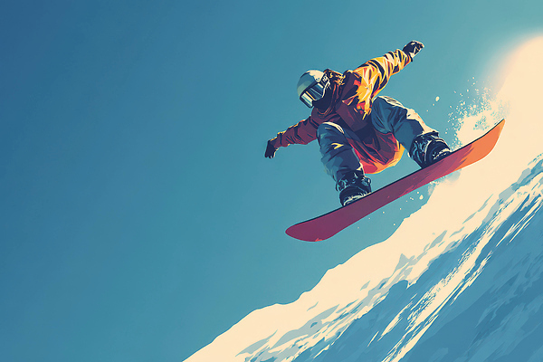 JPG 스포츠 겨울 일러스트 모션 하늘 겨울스포츠 스키장 산 아웃도어 사람 풍경 레포츠 운동 설원 점프 도전 스노우보드 승차 즐거움 국내일러스트 AI일러스트 AI콘텐츠 계절 감정 레저 눈_날씨 건강 보드_스포츠 파일형식