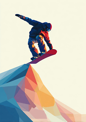 JPG 스포츠 겨울 일러스트 산 운동선수 공중 그래픽 운동 점프 장비 자유 도전 스노우보드 속임수 그림 액션 국내일러스트 AI일러스트 AI콘텐츠 계절 컨셉 모션 건강 보드_스포츠 파일형식