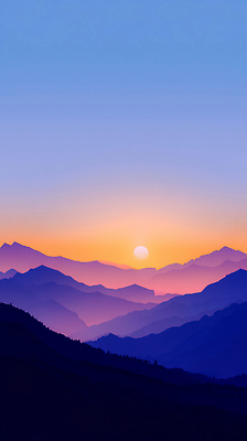 JPG 편집이미지 자연 하늘 바람 산 풍경 일출 보라색 촬영 주황색 일몰 변화 저녁 산등성이 이미지편집 AI컴퓨터그래픽 AI콘텐츠 자연요소 컬러 컨셉 날씨 노을 야간 생태계 파일형식