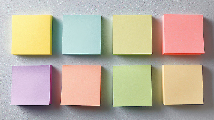JPG 편집이미지 컬러 사무실 사무용품 정보 도구 기록 메모지 작업 추억 계획 포스트잇 정리 편집실사 AI포토 AI콘텐츠 컨셉 비즈니스 문구용품 CG 파일형식