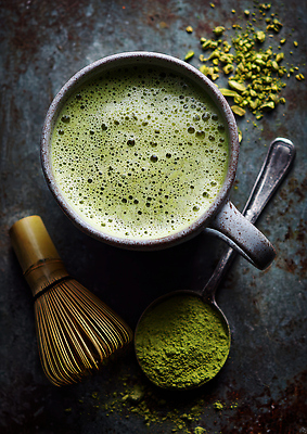 JPG 편집이미지 전통 그릇 음료 음식 재료 탁자 요리 일본 녹차 국물 녹차가루 말차 편집실사 AI포토 AI콘텐츠 식기 아시아 가구 차_음료 가루 CG 파일형식