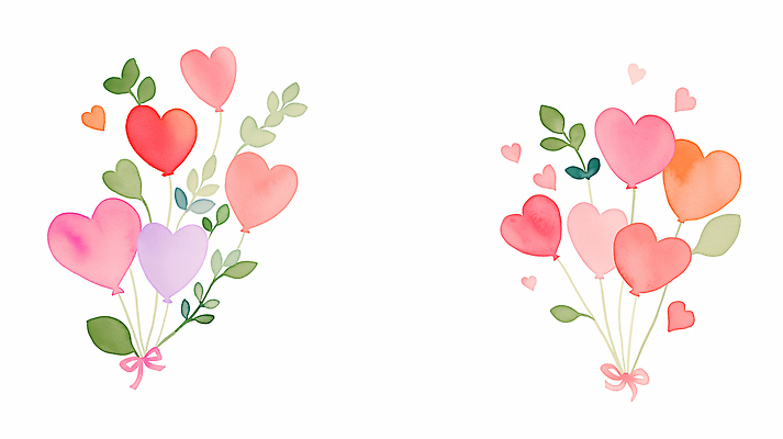 JPG 디자인 기념일 꽃 컬러 꽃다발 잎 일러스트 결혼식 수채화 선물 사랑 이벤트 그래픽 장식 파티 하트 생일 분위기 부드러움 풍선 뷰티풀 국내일러스트 AI일러스트 AI콘텐츠 모양 식물 감정 결혼 컨셉 감각 파일형식