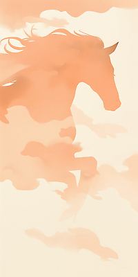 JPG 모양 동물 디자인 감정 실루엣 예술 컬러 백그라운드 일러스트 모션 상상 표현 그림 윤곽 부드러움 조화 창작 국내일러스트 병오년 붉은말 AI일러스트 AI콘텐츠 촬영기법 말_동물 감각 파일형식 2026년